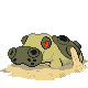 #450 Hippowdon sprite Oro HeartGold / Plata SoulSilver Shiny