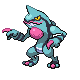 #454 Toxicroak sprite Oro HeartGold / Plata SoulSilver Shiny