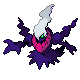 #491 Darkrai sprite Oro HeartGold / Plata SoulSilver Shiny