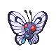 #012 Butterfree sprite Platino