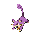 #019 Rattata sprite Platino
