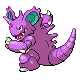 #034 Nidoking sprite Platino
