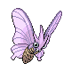 #049 Venomoth sprite Platino