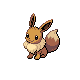 #133 Eevee sprite Platino