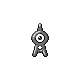 #201 Unown sprite Platino
