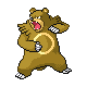 #217 Ursaring sprite Platino