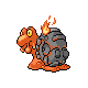 #219 Magcargo sprite Platino
