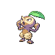 #274 Nuzleaf sprite Platino