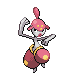#308 Medicham sprite Platino