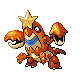 #342 Crawdaunt sprite Platino