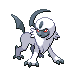 #359 Absol sprite Platino