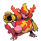 #467 Magmortar sprite Platino