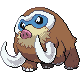#473 Mamoswine sprite Platino