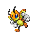 #166 Ledian sprite Platino Shiny