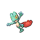#252 Treecko sprite Platino Shiny
