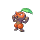 #274 Nuzleaf sprite Platino Shiny