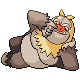 #289 Slaking sprite Platino Shiny