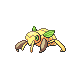#290 Nincada sprite Platino Shiny