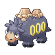 #323 Camerupt sprite Platino Shiny