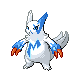 #335 Zangoose sprite Platino Shiny