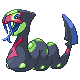 #336 Seviper sprite Platino Shiny