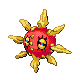 #338 Solrock sprite Platino Shiny