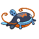 #340 Whiscash sprite Platino Shiny