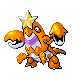 #342 Crawdaunt sprite Platino Shiny