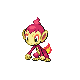 #390 Chimchar sprite Platino Shiny