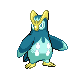 #394 Prinplup sprite Platino Shiny