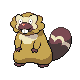 #400 Bibarel sprite Platino Shiny