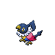 #441 Chatot sprite Platino Shiny