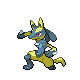 #448 Lucario sprite Platino Shiny