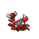 #451 Skorupi sprite Platino Shiny