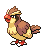 #016 Pidgey sprite Frontal