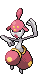 #308 Medicham sprite Frontal