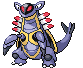 #348 Armaldo sprite Frontal