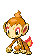 #390 Chimchar sprite Frontal