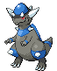 #409 Rampardos sprite Frontal
