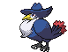 #430 Honchkrow sprite Frontal