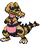 #552 Krokorok sprite Frontal