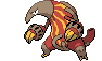 #631 Heatmor sprite Frontal