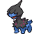 #633 Deino sprite Frontal