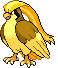 #018 Pidgeot sprite Frontal Shiny