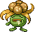 #044 Gloom sprite Frontal Shiny
