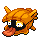 #090 Shellder sprite Frontal Shiny