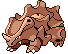 #111 Rhyhorn sprite Frontal Shiny