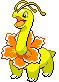 #154 Meganium sprite Frontal Shiny