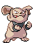 #210 Granbull sprite Frontal Shiny