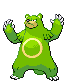 #217 Ursaring sprite Frontal Shiny